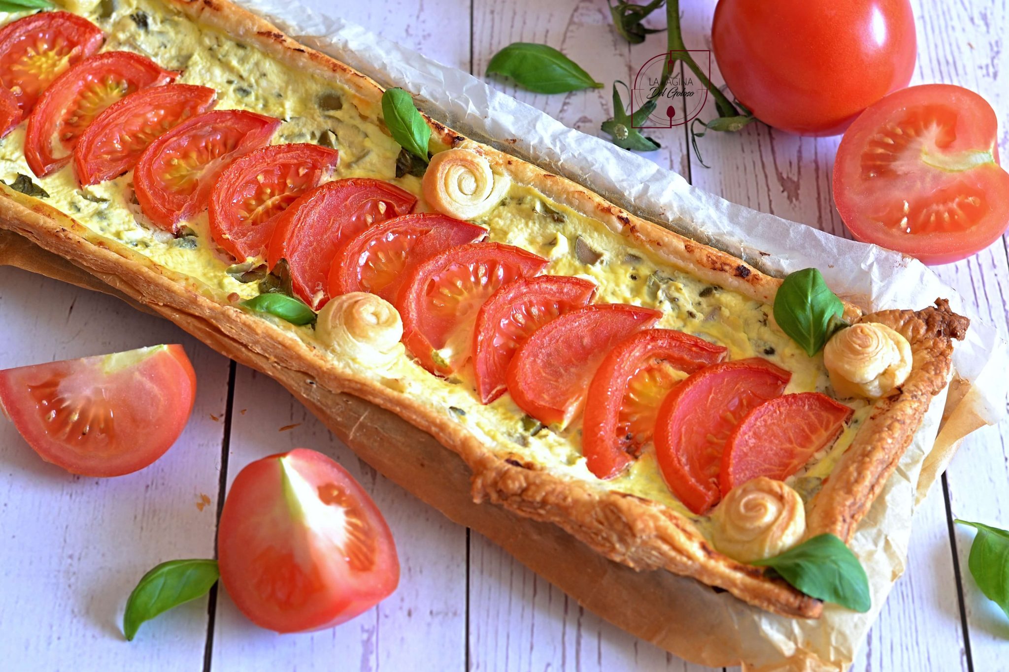 Torta Salata Con Feta E Pomodori Torta Salata Con Pasta Sfoglia La Pagina Del Goloso