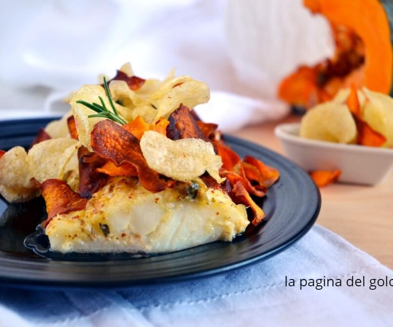 Baccala Al Forno Ricetta Baccala Marinato E Chips Di Patate La Pagina Del Goloso