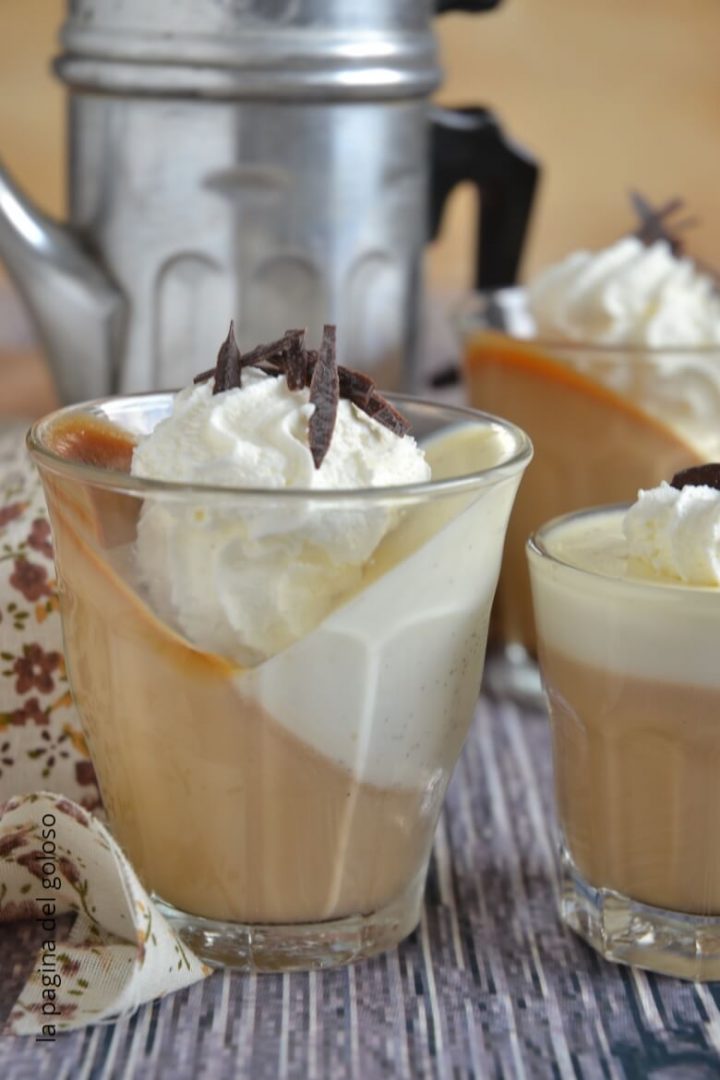 Panna cotta al caffè e vaniglia - Panna cotta variegata | La pagina del ...